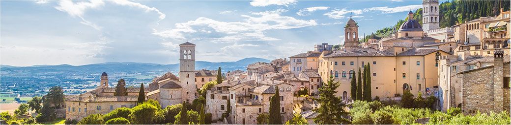 City of Assisi, Italy in daylight
