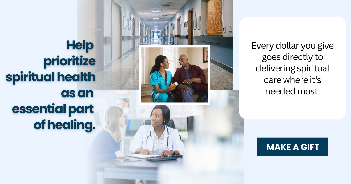 Help Prioritize Spiritual Health as an essential part of healing